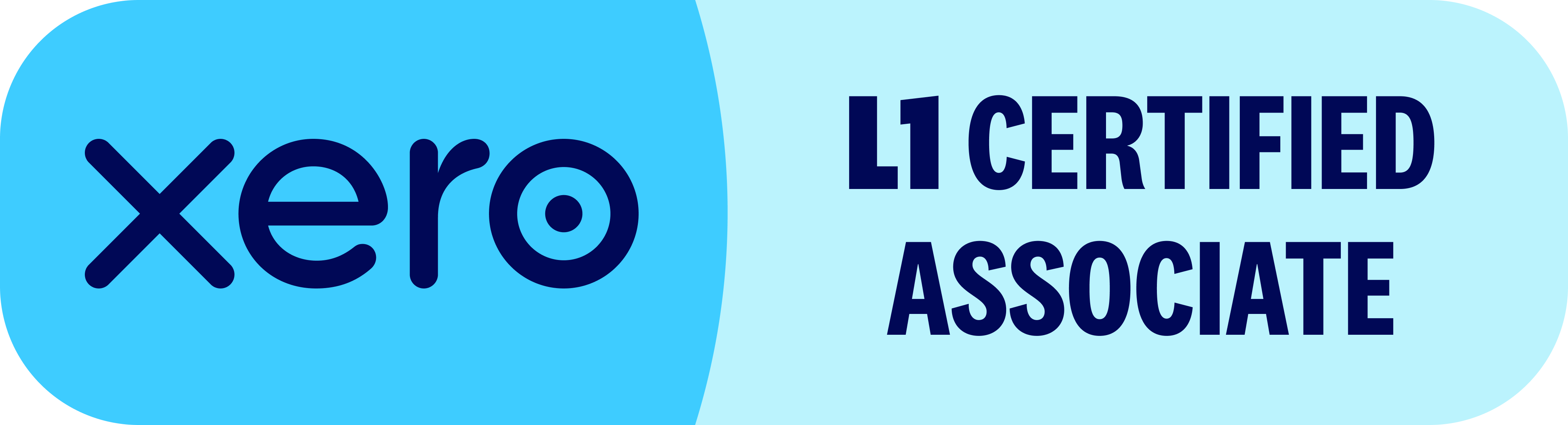 Xero L1 certified associate badge